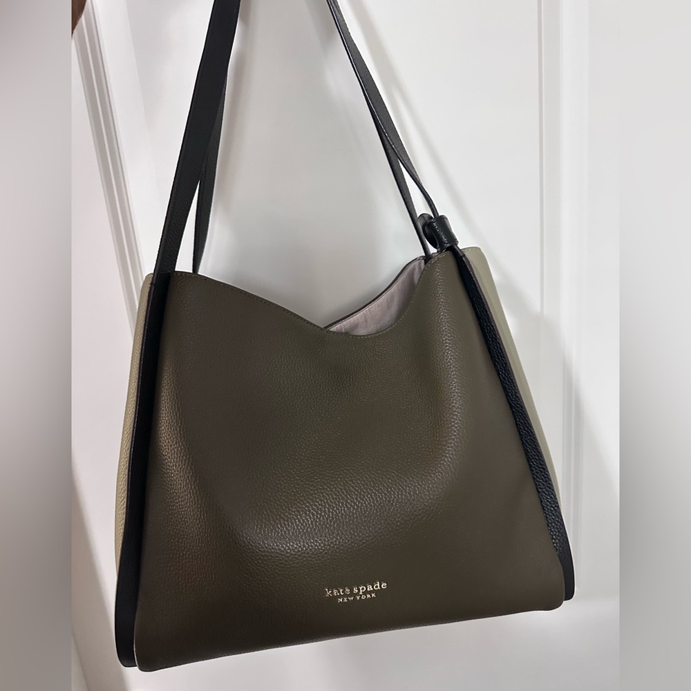 kate spade Knott Colorblock Shoulder Bag - Mallard Green